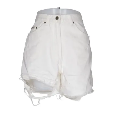 Denim shorts (Wit) van John F.Gee Katoen