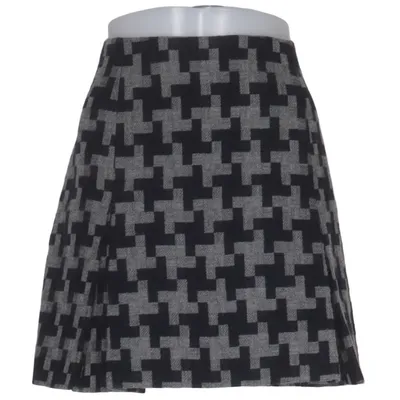 Nederdel (Sort, Grå) fra Carven Acetat, Bomuld, Polyamid, Viscose, Uld