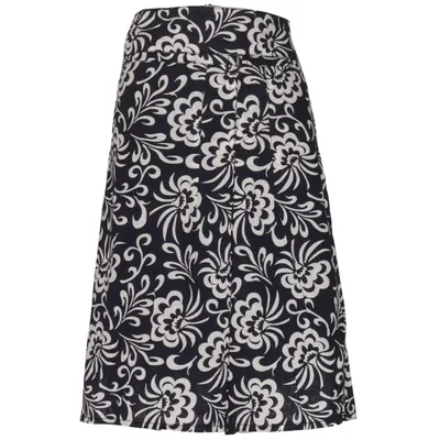 Skirt (Black, White) from Cassiopeia Cotton