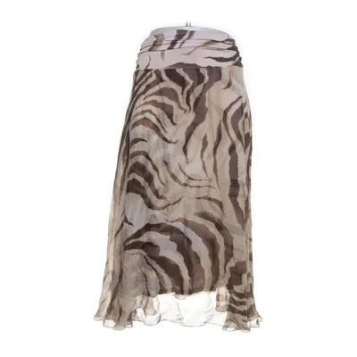 Kjol (Brun, Beige) från MaxMara Elastan, Silke, Viskos