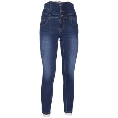 Jeans (Blue) from My Tina's Cotton, Elastane, Polyester, Viscose