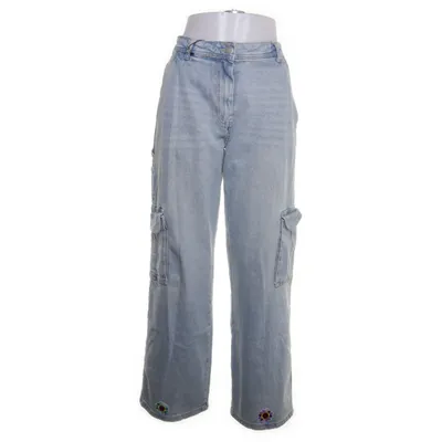 Cargo pants (Blue) from Gina Collection Cotton, Elastane, Polyester