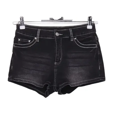 Jeansshorts (Svart) från Romwe Bomull, Elastan, Polyester