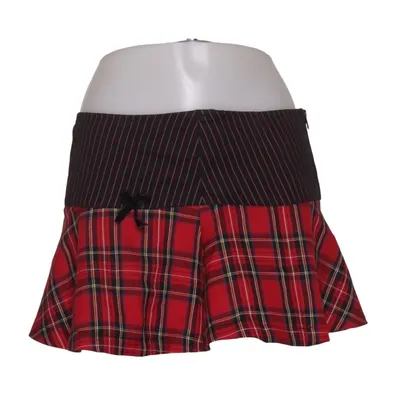 Rock (Rot, Schwarz) von Hell Bunny Polyester, Viskose