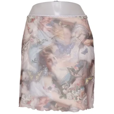 Skirt (Multicolored) from PrettyLittleThing Elastane, Polyester