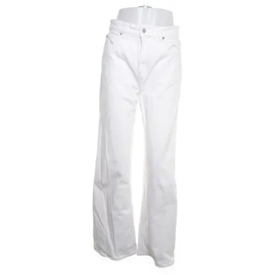 Jeans (Vit) från H&M Bomull, Elastan