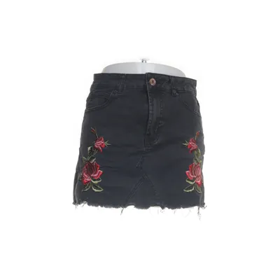 Denim skirt (Gray) from Streetwear Society Cotton, Polyester, Viscose, Elastane