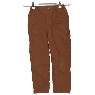 Chinos (Brown) from Uniqlo Cotton, Polyester, Polyurethane