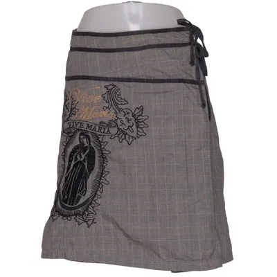 Wickelrock (Grau, Mehrfarbig) von Vive Maria Baumwolle, Polyester