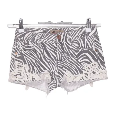 Denim shorts (Gray, White) from LDB Industries Cotton, Elastane