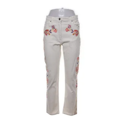 Jeans (Vit, Flerfärgad) från Etro Bomull, Kupro, Elastan, Polyester