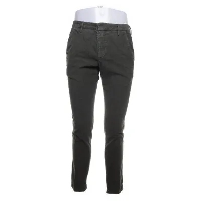 Corduroy pants (Green) from Dondup Cotton, Elastane