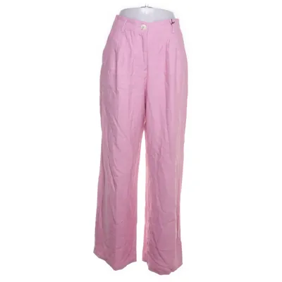 Pants (Pink) from Bershka Polyester, Viscose
