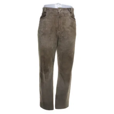 Leather pants (Green) from Lekra Polyester, Leather