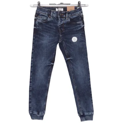 Jeans (Blå) från Lindex Bomull, Elastan, Polyamid