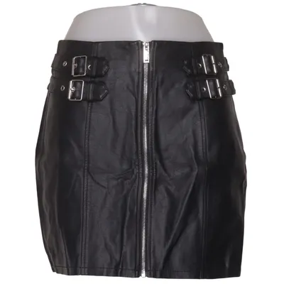 Jupe (Biker Mini) de NLY Trend Polyuréthane, Viscose
