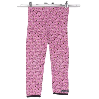 Leggings (Pink, Black) from Villervalla Elastane, Organic cotton