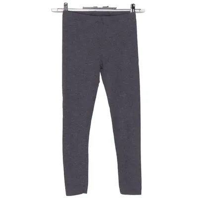 Leggings (Grijs) van Uniqlo Katoen, Elastaan