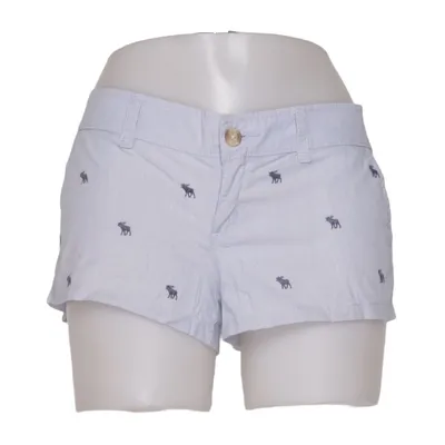 Shorts (Blue, White) from Abercrombie & Fitch Cotton, Elastane, Polyester