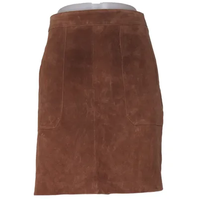 Leren rok (Bruin) van Woman by Tchibo Leer, Polyester