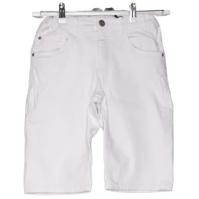 Denim shorts (Wit) van Lab Industries Katoen, Elastaan