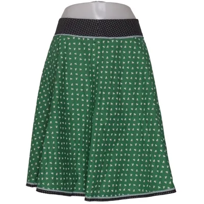 Nederdel (Grøn, Sort, Hvid) fra Alpin Bomuld, Polyester