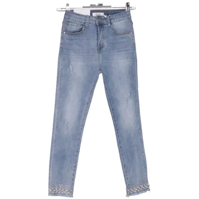 Jeans (Blå) fra My Tina's Bomuld, Elastan, Polyester