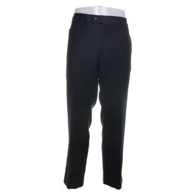 Kostuumbroek (Grijs) van Dressmann Polyester, Wol