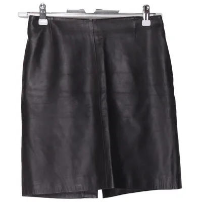 Leather skirt (Black) from JOOP! Leather, Viscose
