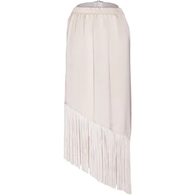 Maxi skirt (Beige) from Norr Recycled polyester