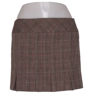 Skirt (Brown) from Internacionale Polyester, Viscose
