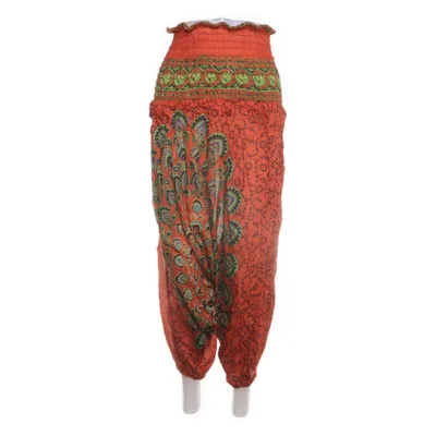 Harem pants (Orange, Multicolored) from LBMDJ Cotton