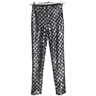 Pants (Black, Silver) from Lovers + Friends Polyester