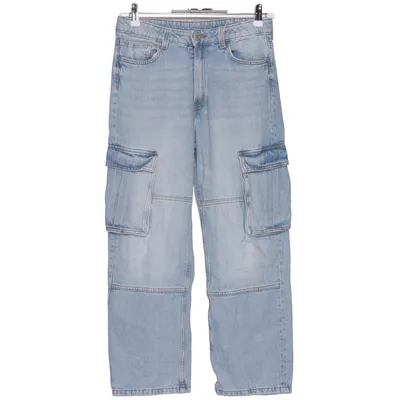 Pantalon cargo (Bleu) de H&M Coton