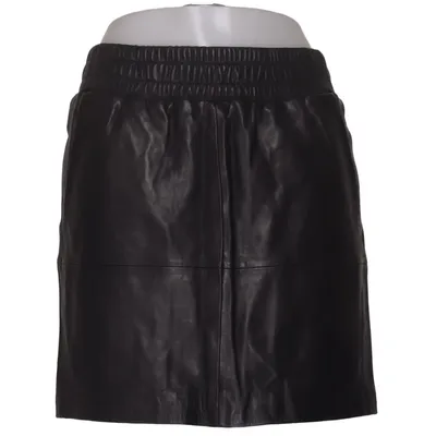 Leather skirt (Black) from MDK Cotton, Leather, Polyester