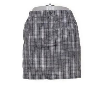 Skirt (Gray, White, Black) from Abercrombie Cotton, Elastane