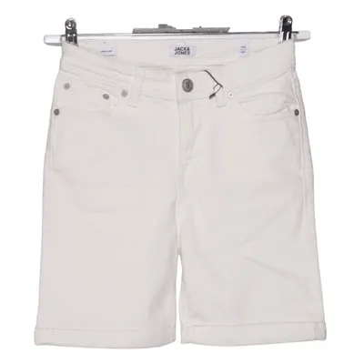 Short en jean (Blanc) de Jack & Jones Polyester, Coton recyclé