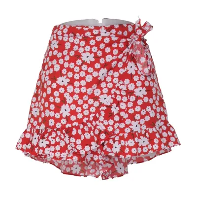 Skort (Rood, Wit) van Loavies Polyester