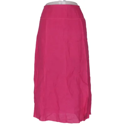 Skirt (Pink) from Prêt à Porter Linen, Polyester, Viscose