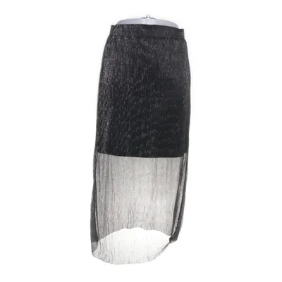 Jupe longue (Noir, Argent) de Pink Woman Fibre métallique, Polyester