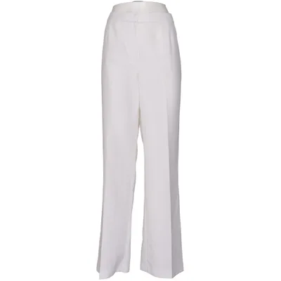 Jakkesætsbukser (Hvid) fra Le Suit Acetat, Polyester