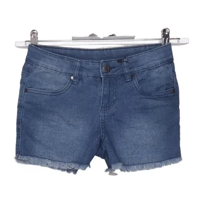 Denim shorts (Blauw) van Y.F.K Katoen, Elastaan, Polyester, Viscose