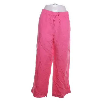 Pantalon patte d'éléphant (Rose) de H&M Lin, Polyester, Viscose