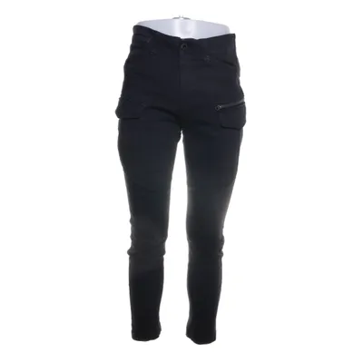 Cargo broek (Zwart) van Raw Katoen, Elastaan, Polyester, Viscose