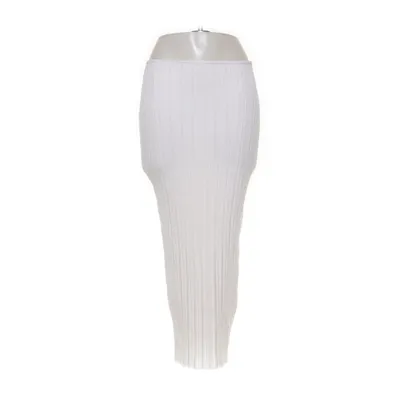 Maxi skirt (White) from Sndys Nylon, Viscose