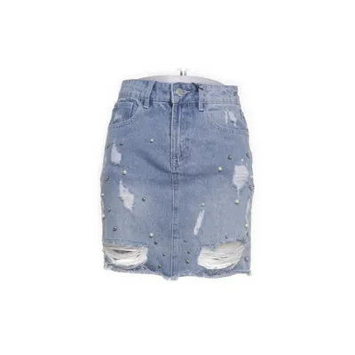 Jeanskjol (LSKD-398VICTORIA) från Victoria Bomull, Polyester