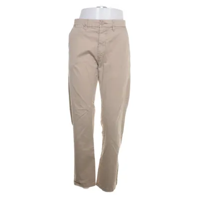 Chinos (Beige) van Dressmann Katoen, Elastaan
