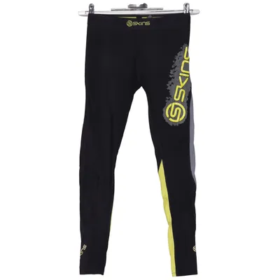Sports tights (Black, Yellow) from Skins Elastane, Polyamide