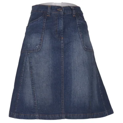 Spijkerrok (Blauw) van Mangoon Katoen, Elastaan