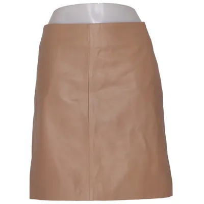Lederrock (Beige) von Soaked in Luxury Leder, Polyester